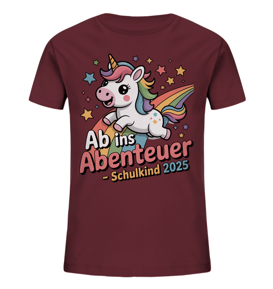 Einhorn Schulstart Bio T-Shirt