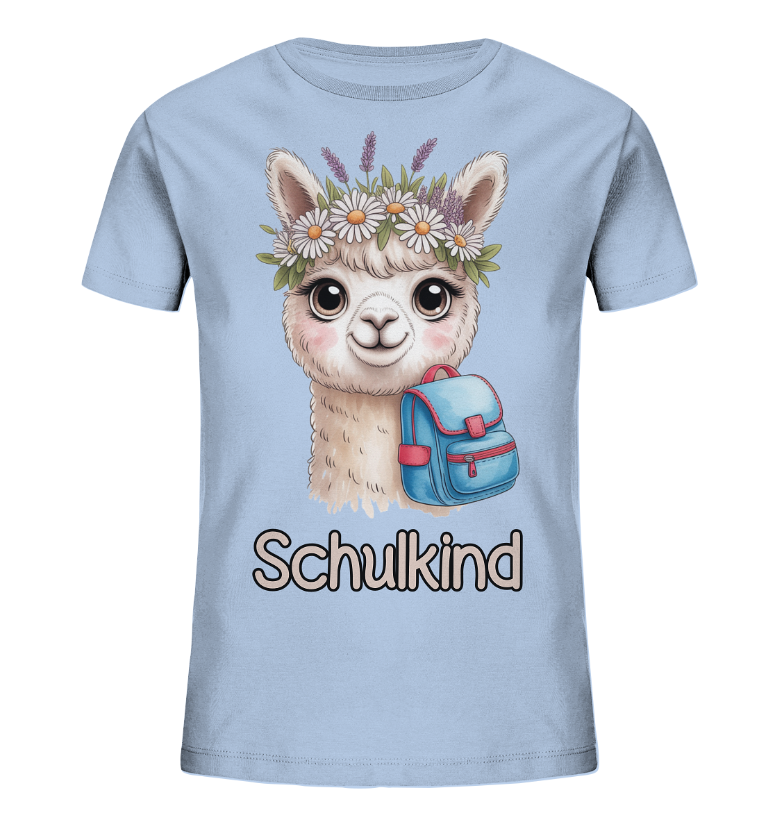 Alpaka Schulkind - Kids Bio Shirt