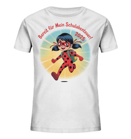 Ladybug Schulheldin Bio T-Shirt personalisierbar