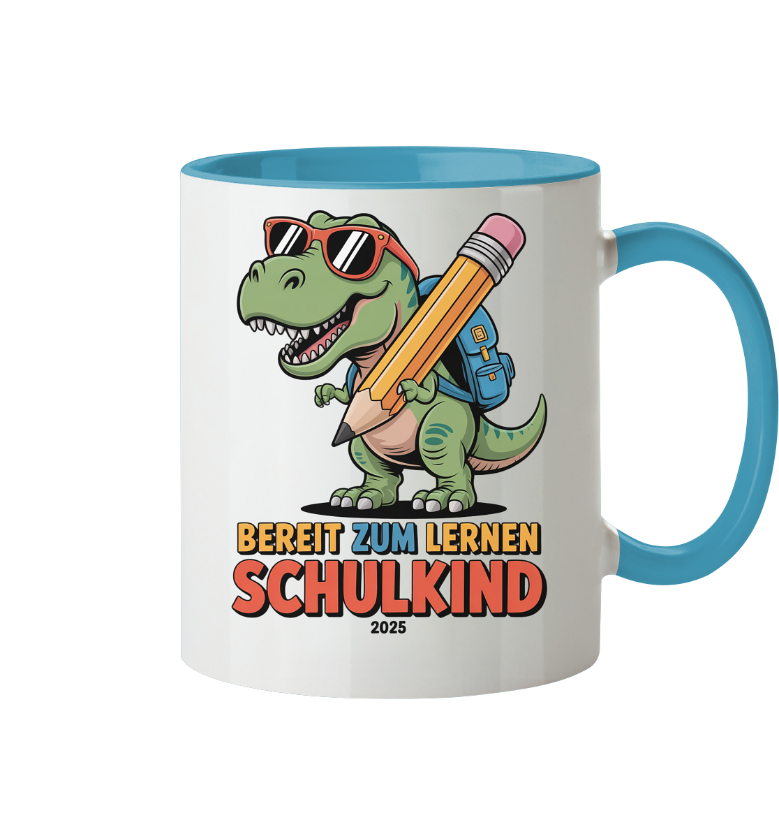 Bereit zu lernen Dino Tasse
