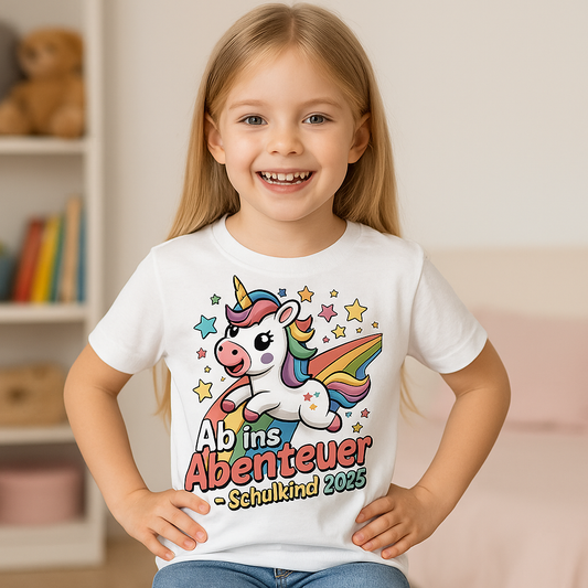 Einhorn Schulstart Bio T-Shirt