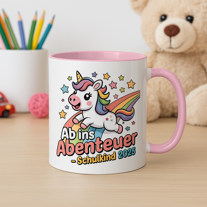 Einhorn Schulstart Tasse