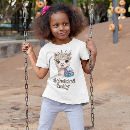 Alpaka Schulkind  - Kids Bio Shirt