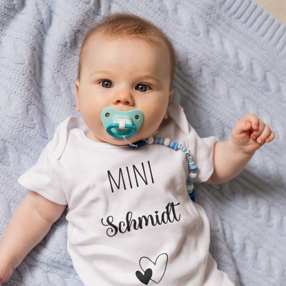 Mini personalisierter Bio Babybody