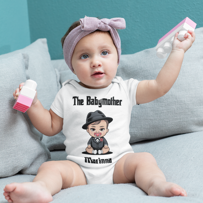 The Babymother personalisierter Bio Babybody