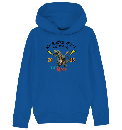 Schule Rockt T-Rex Edition Bio Hoodie personalisierbar