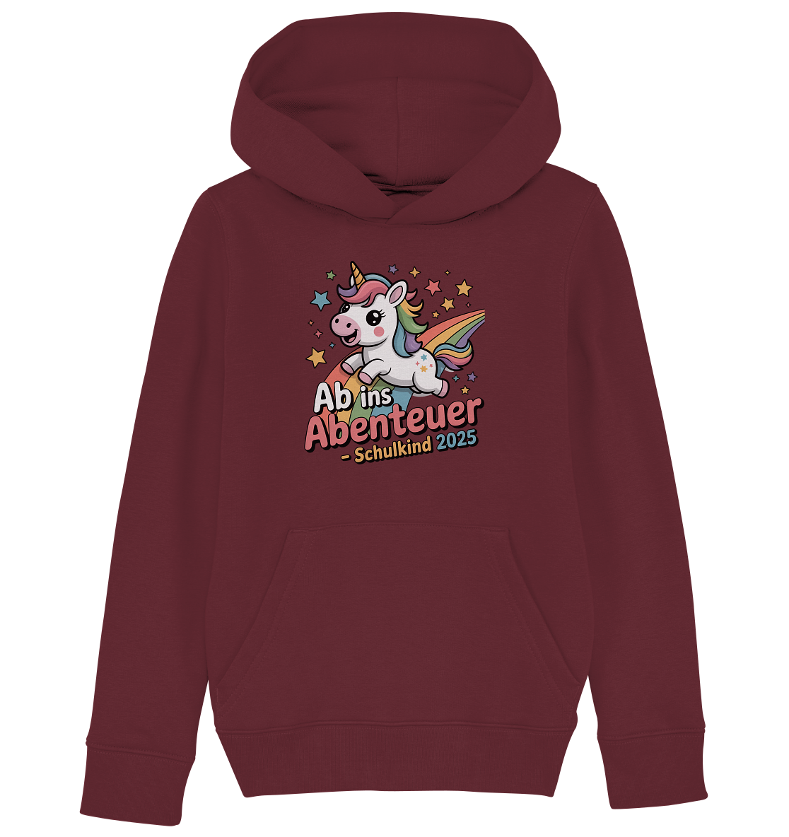 Einhorn Schulstart Bio Hoodie