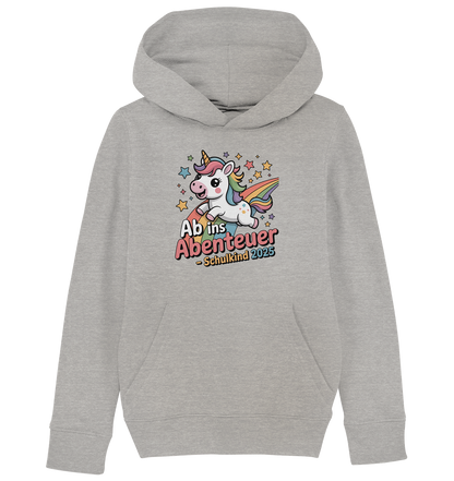 Einhorn Schulstart Bio Hoodie