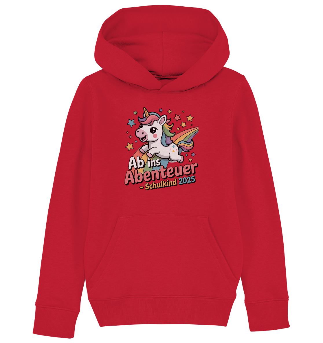 Einhorn Schulstart Bio Hoodie