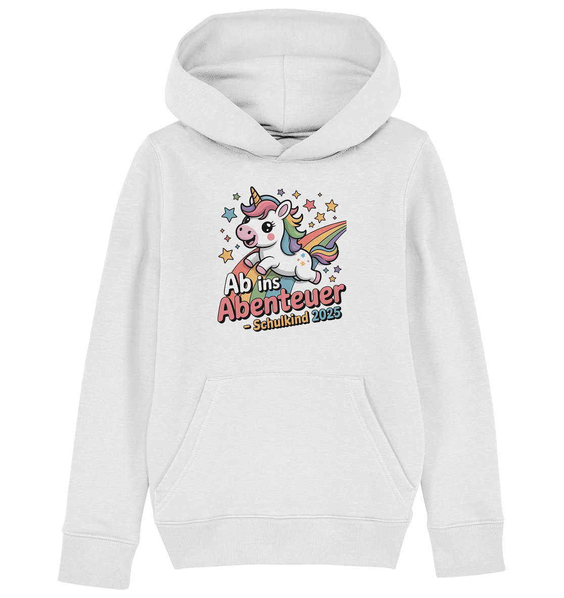 Einhorn Schulstart Bio Hoodie