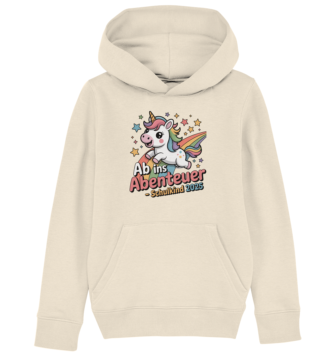 Einhorn Schulstart Bio Hoodie
