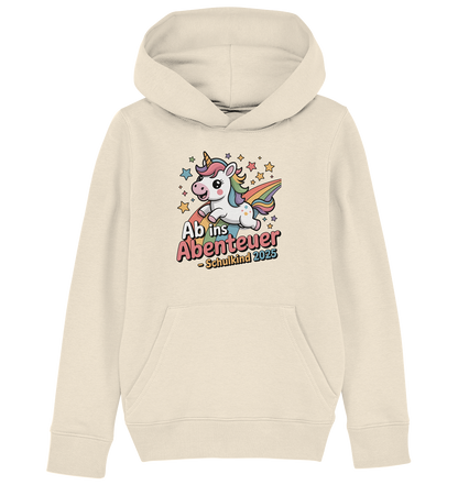 Einhorn Schulstart Bio Hoodie