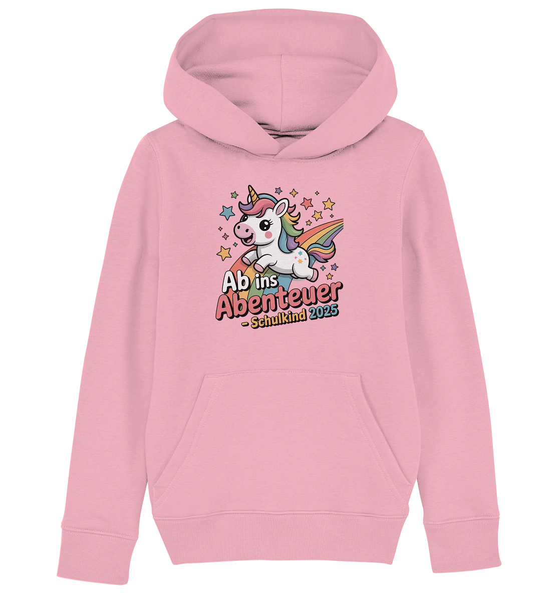 Einhorn Schulstart Bio Hoodie