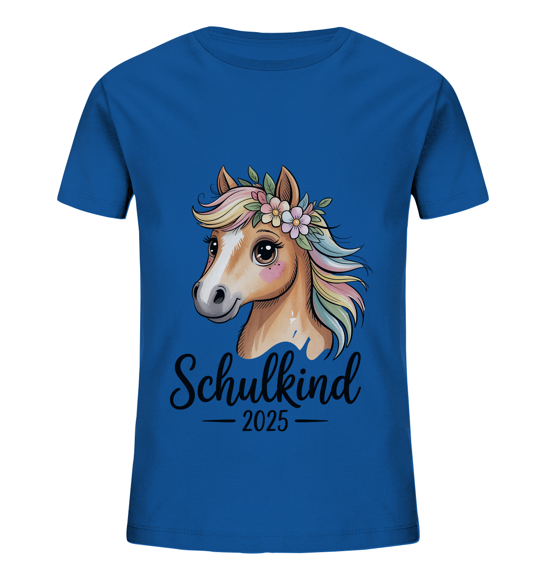 Pferdeglück Bio T-Shirt personalisiert