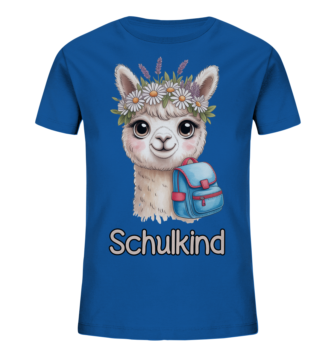 Alpaka Schulkind  - Kids Bio Shirt