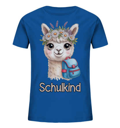 Alpaka Schulkind  - Kids Bio Shirt