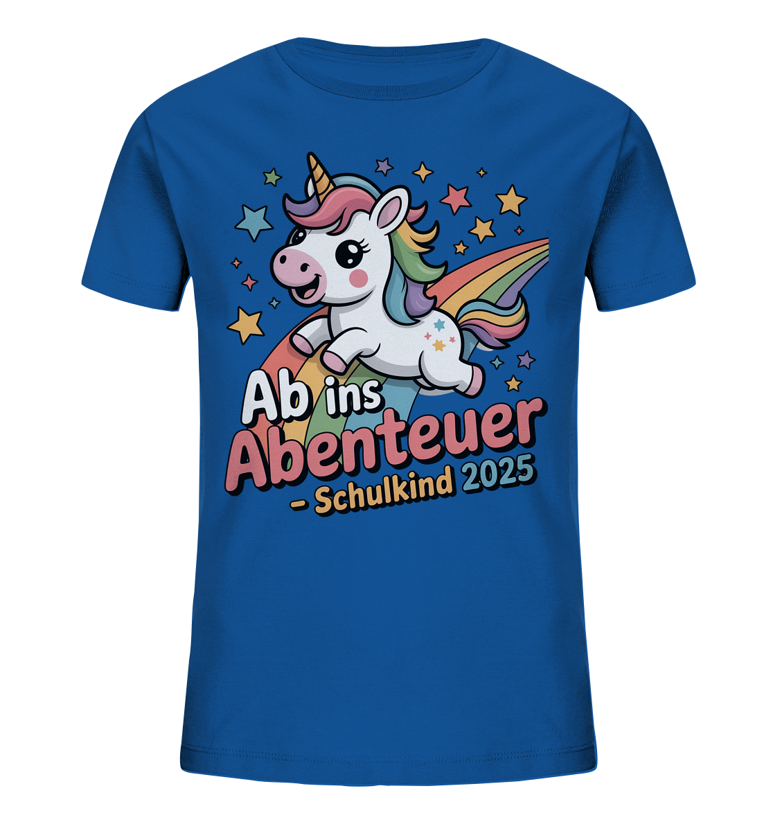 Einhorn Schulstart Bio T-Shirt