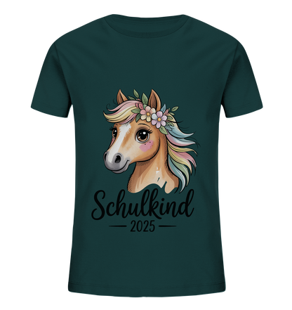 Pferdeglück Bio T-Shirt personalisiert