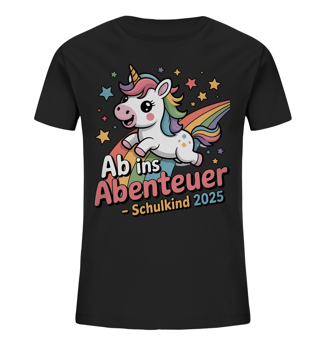 Einhorn Schulstart Bio T-Shirt