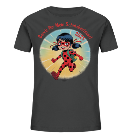 Ladybug Schulheldin Bio T-Shirt personalisierbar