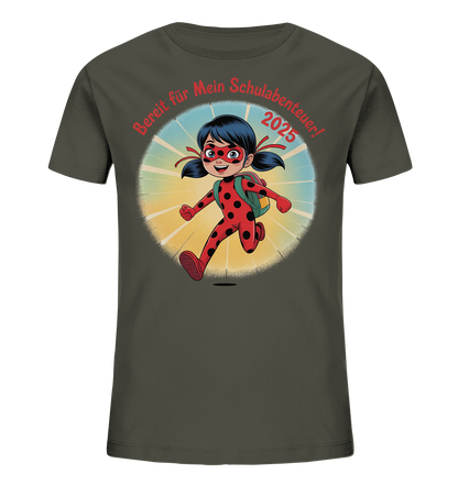 Ladybug Schulheldin Bio T-Shirt personalisierbar