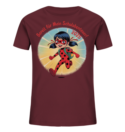 Ladybug Schulheldin Bio T-Shirt personalisierbar