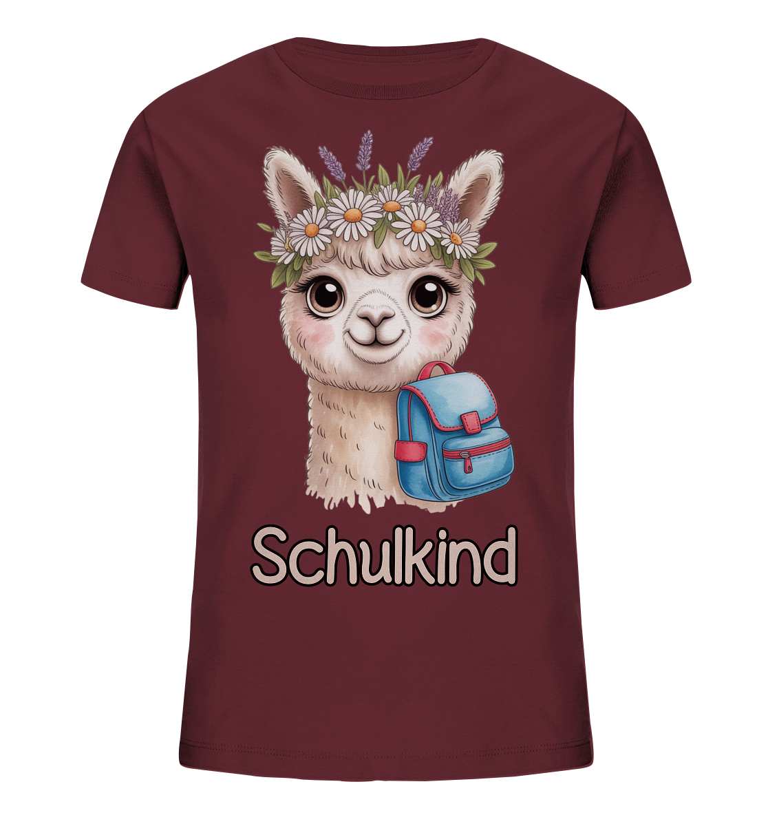 Alpaka Schulkind  - Kids Bio Shirt
