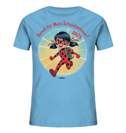 Ladybug Schulheldin Bio T-Shirt personalisierbar