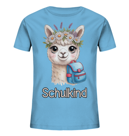 Alpaka Schulkind  - Kids Bio Shirt
