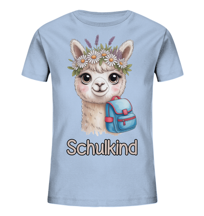 Alpaka Schulkind  - Kids Bio Shirt