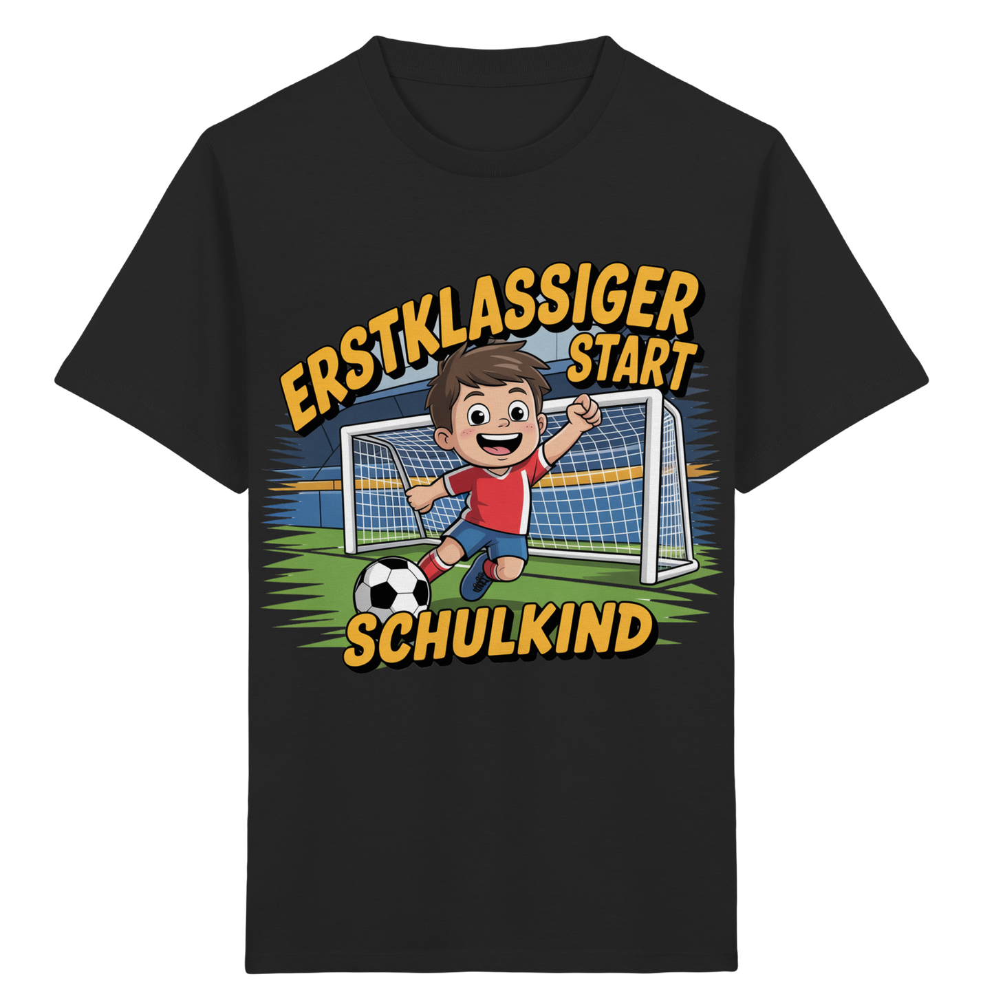 Schulkind Kicker Edition Bio T-Shirt personalisierbar