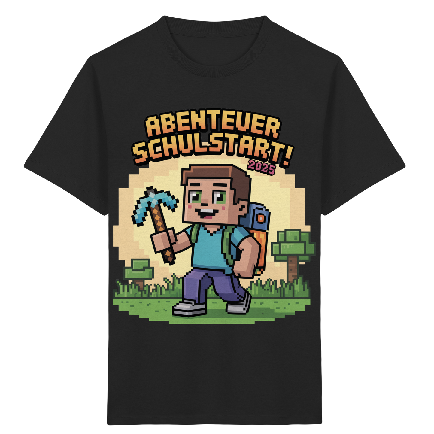 Abenteuer Schulstart Mine Edition personalisierbar