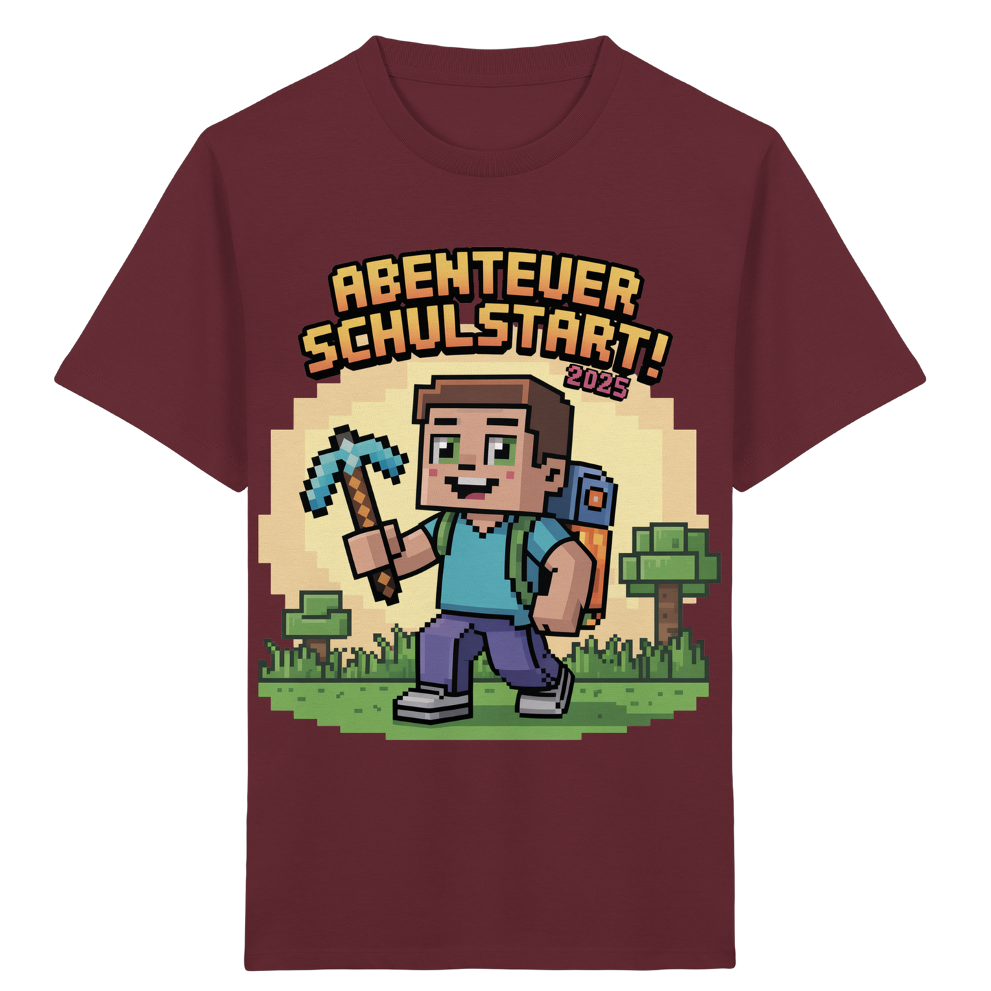 Abenteuer Schulstart Mine Edition personalisierbar