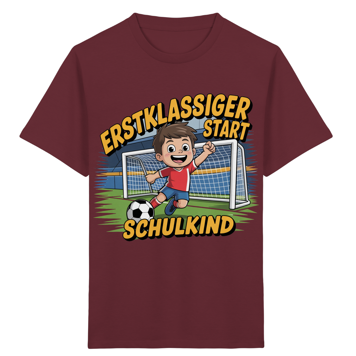 Schulkind Kicker Edition Bio T-Shirt personalisierbar