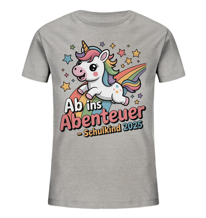 Einhorn Schulstart Bio T-Shirt