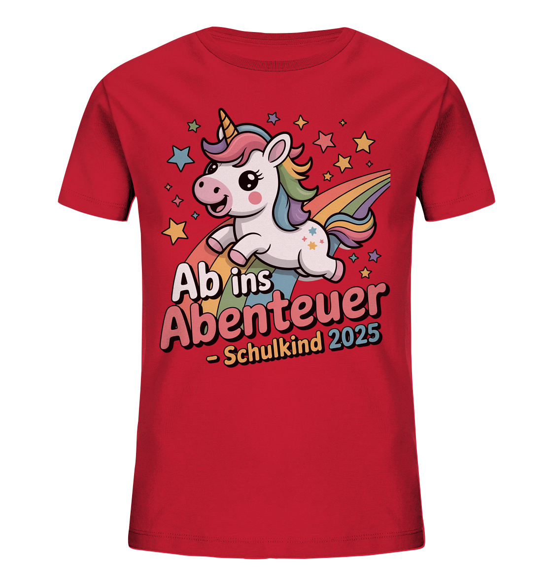 Einhorn Schulstart Bio T-Shirt