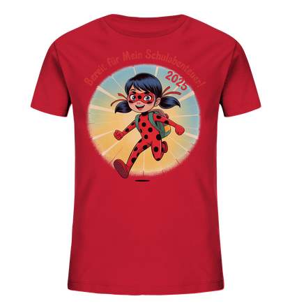 Ladybug Schulheldin Bio T-Shirt personalisierbar