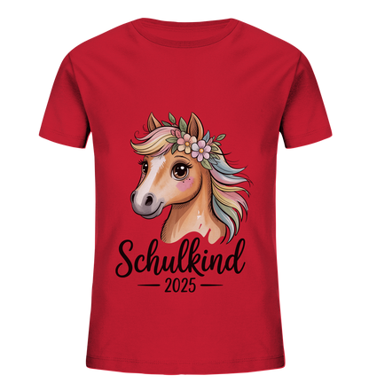Pferdeglück Bio T-Shirt personalisiert