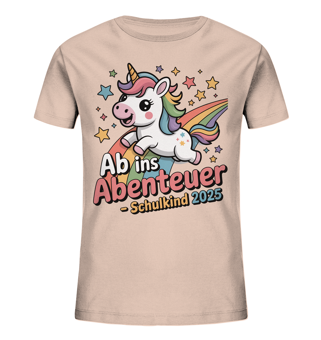 Einhorn Schulstart Bio T-Shirt
