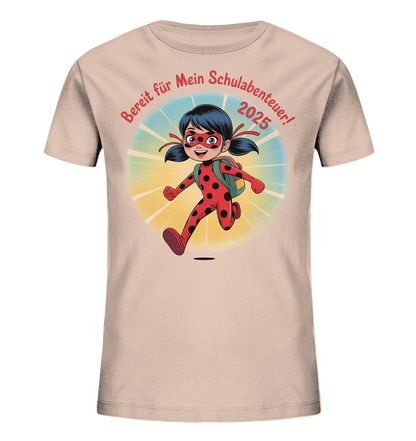 Ladybug Schulheldin Bio T-Shirt personalisierbar