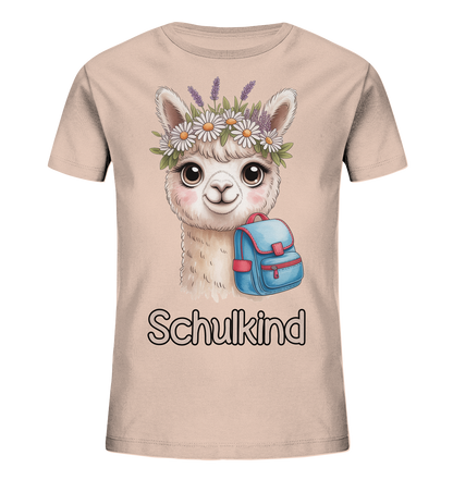 Alpaka Schulkind  - Kids Bio Shirt