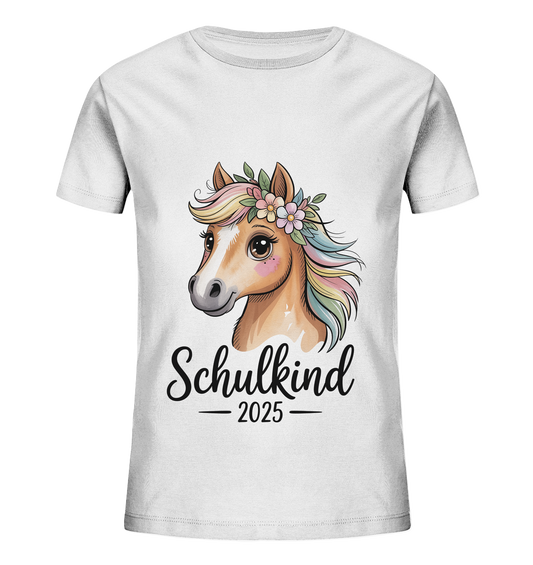 Pferdeglück Bio T-Shirt personalisiert