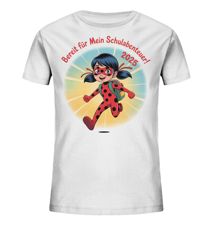Ladybug Schulheldin Bio T-Shirt personalisierbar