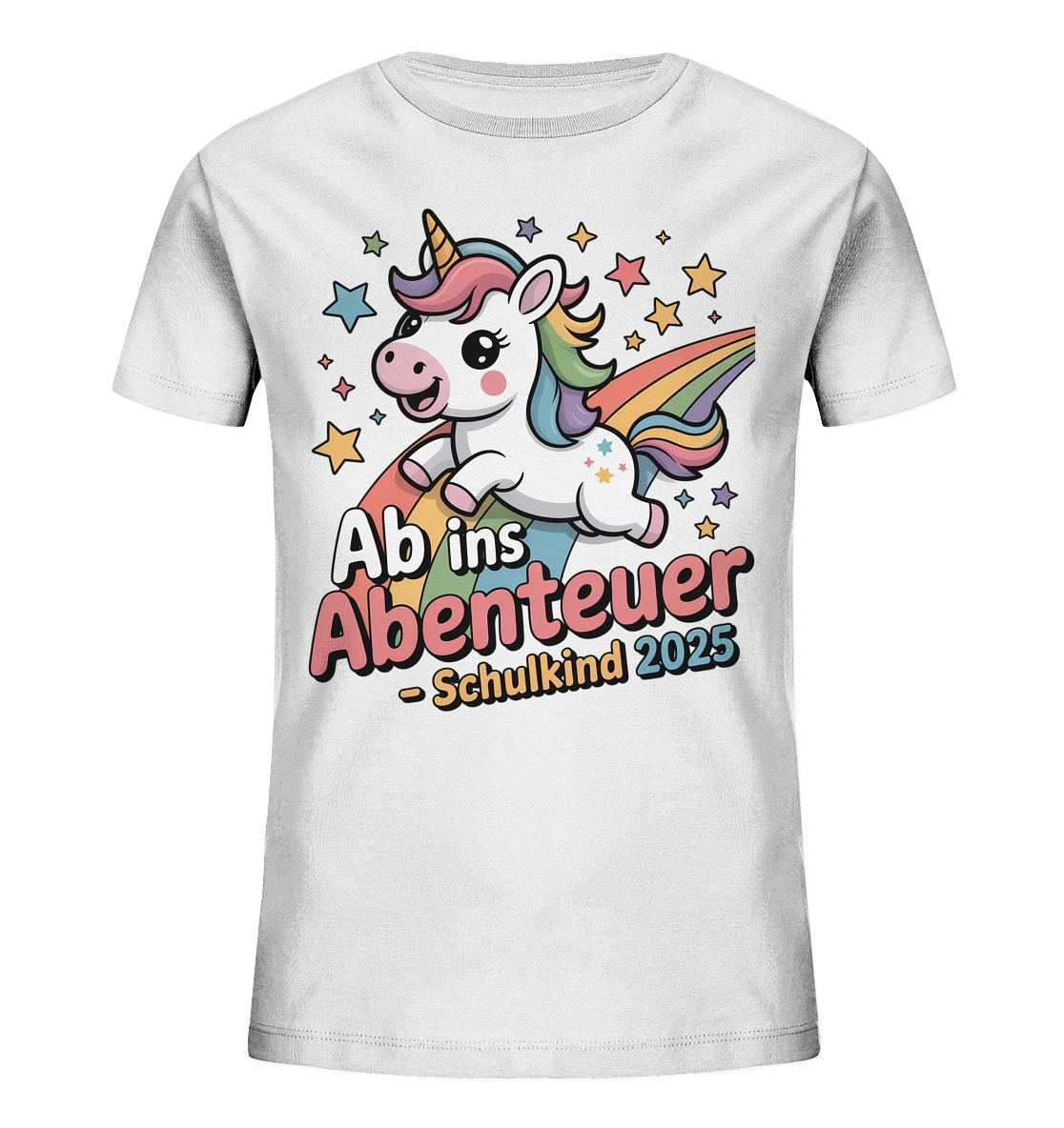 Einhorn Schulstart Bio T-Shirt