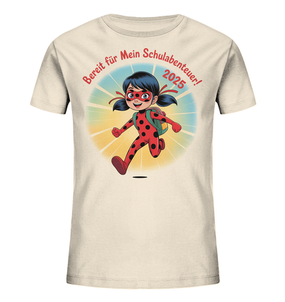 Ladybug Schulheldin Bio T-Shirt personalisierbar