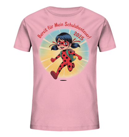 Ladybug Schulheldin Bio T-Shirt personalisierbar