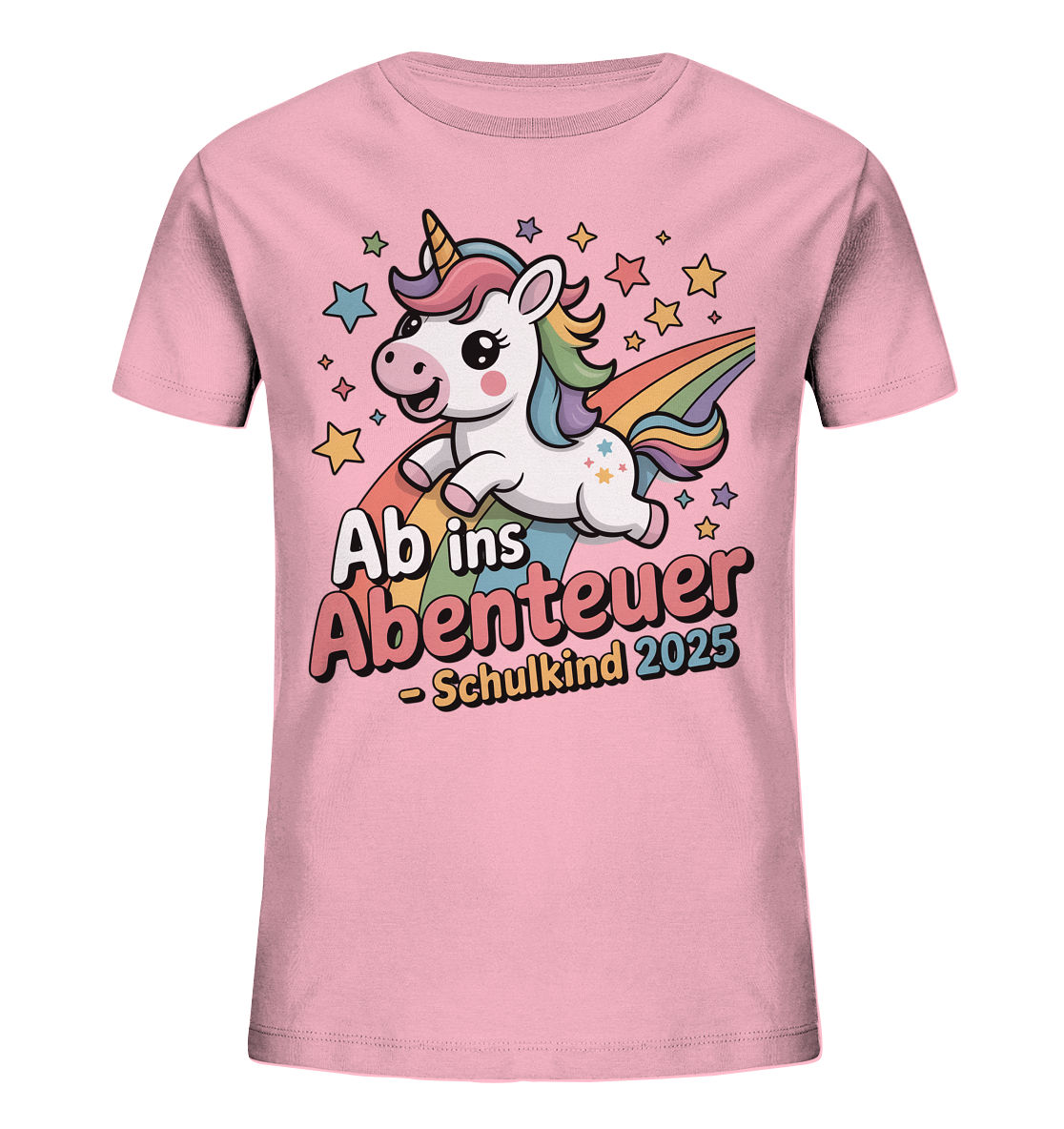 Einhorn Schulstart Bio T-Shirt