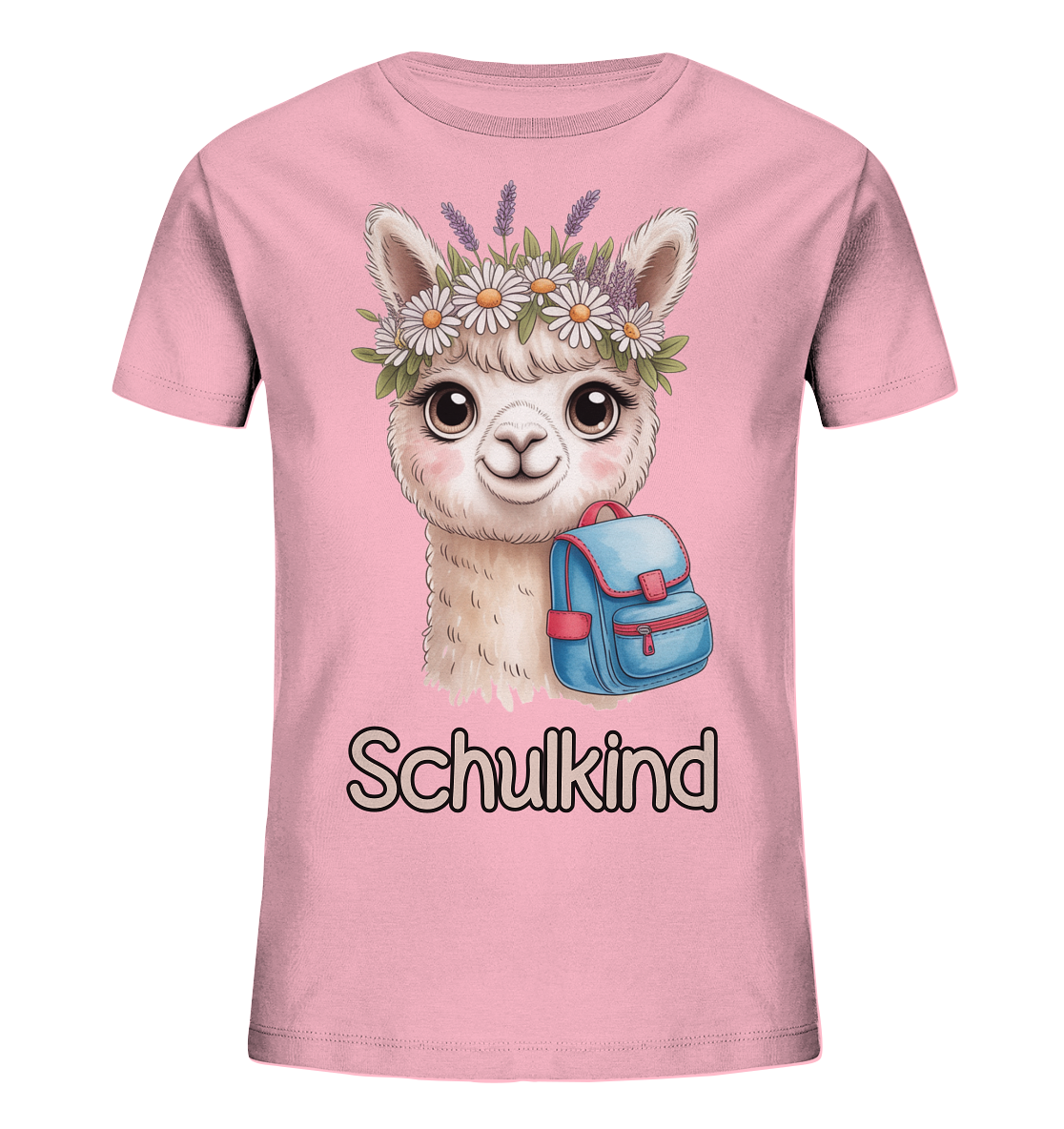 Alpaka Schulkind  - Kids Bio Shirt