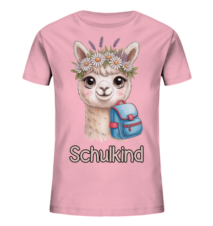 Alpaka Schulkind  - Kids Bio Shirt