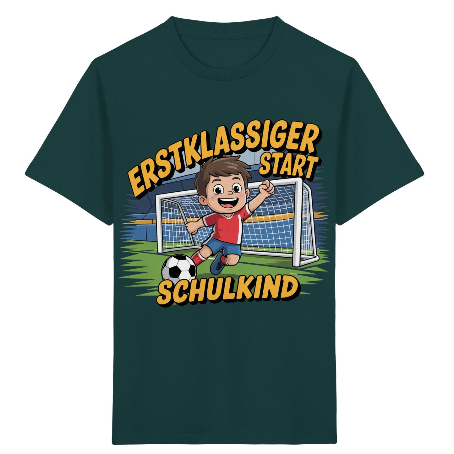 Schulkind Kicker Edition Bio T-Shirt personalisierbar